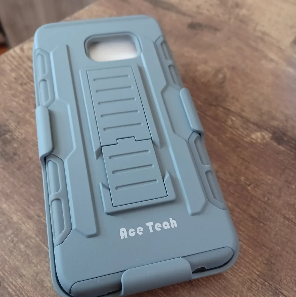 ACE TEAH gray phone case w/ holster